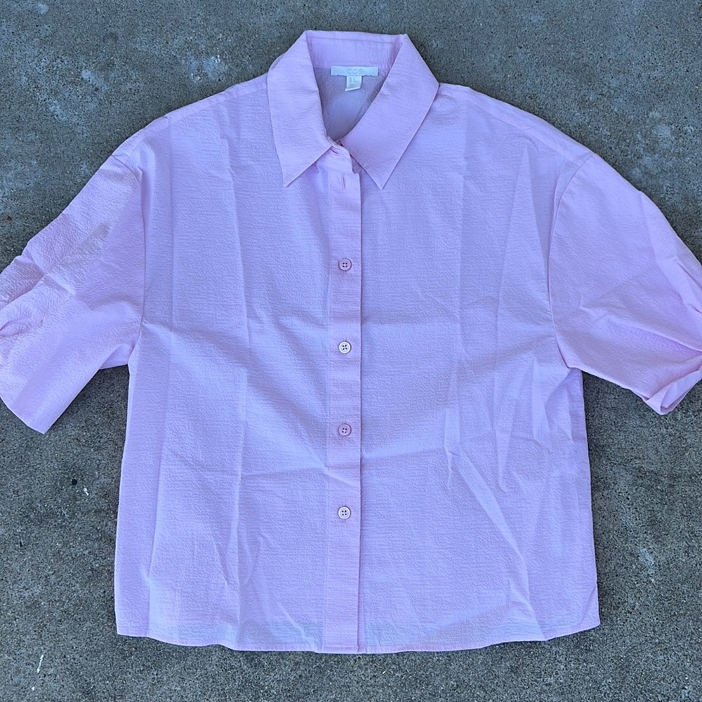 COS Voluminous Shirt with Gathered Sleeves Size 2